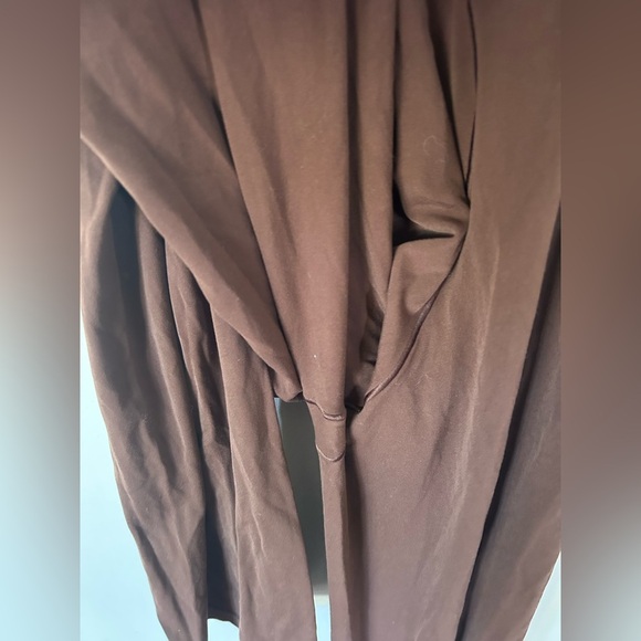 OFFLINE By Aerie Real Me XTRA Flare Jumpsuit Dark Brown Medium - Picture 9 of 9